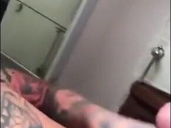 Tattoed boy and humungous manhood three258