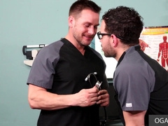 Hans Berlin and Angel Ventura are having some ass bandit hook-up