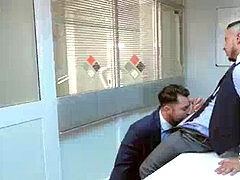 HIS boss punish HIM WITH HIS yam-sized COCK