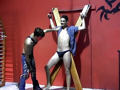 Ryann Ruckers and Justin Martinez are having BDSM fun