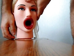 Blondie facefuck