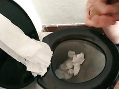 Dropping A Massive Cumshot Into Work Toilet - SlugsOfCumGuy
