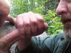 Older Man Sucks Young Cock Outdoors1s