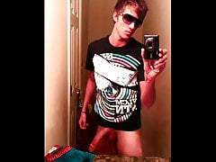 Bradley Jerks his fat dick