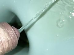 Pissing in slowmotion.