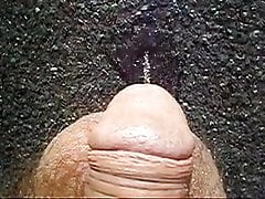 Me pissing outdoors