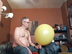 Jerk Off on Giant 36 inch Balloon! - 2-21 - Balloonbanger