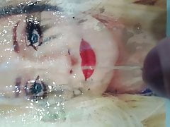 The Golden Girl covered with cum & pee