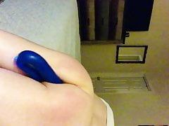 Anal pounding by robot dildo
