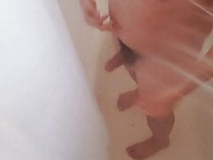 Straight guy twink in shower feat buttercuppp