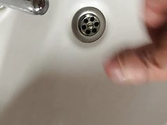 Cum at the bath