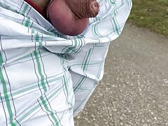 Show off little dick in public
