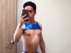 Men in Crop Top and Lingerie