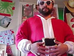 santa strip tease