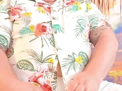 Beach Bear Coach Bear Has Key West Orgasm Because Its 3 O'clock Cum Time in Key West