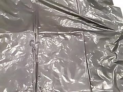 cumming on a garbage bag (in slowmo)