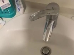 Italian lad spunks with his ample dinky before showering