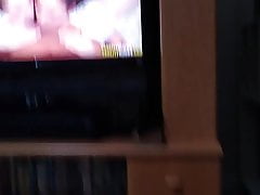 cum with fleshlight to Latino lesbian threesome