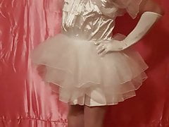 WHITE SISSY WEDDING DRESS