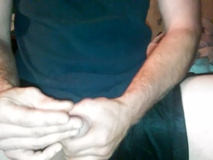 ME DIPPING MY MAN SAUSAGE