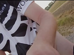 Alone and naked on the bike 1