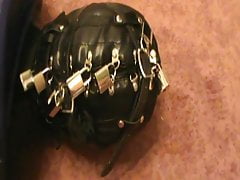 Hogcuffed leather bikerslave