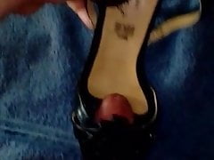 Follando tacones hermosos negros shoejob