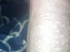 masturbating with a lot of desire and milk