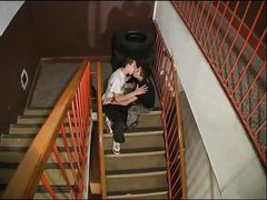 Sperm Flood in the Fire Stairwell