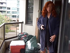 Naughty Gigi - redhead in black