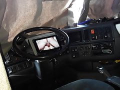 Horny Trucker Lycra Cycling Volvo FH Cumshot