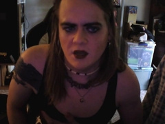 Goth Youngster Crossdress Joy