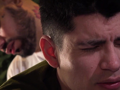 Army boy lets his direct superior fuck him in the ass for endless pleasures