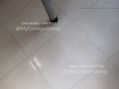 Ultra-Kinky Teenie Shoots A Load On Newly Baked Ass-Crack MyCollegeDong