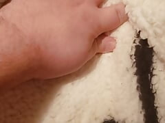 Humping my soft blanket to cumpletion