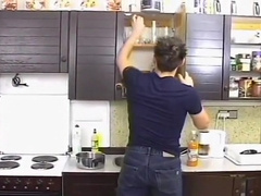 Hot Brunette Stud Fucks Repair Guy