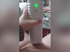 Young Chubby Guy Uses Lovense Max 2 Until He