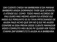 DINDIN BARBEIRO  X CLIENTE MAMADOR