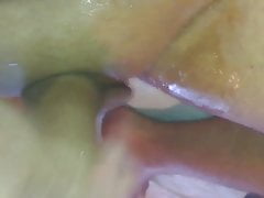 Peeing and cumshot