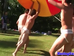 College students 18+ Suck In Outdoor Initiation