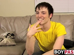 Solo masturbation and cumming with twink Jesse Jordan