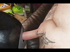 Vacuum cleaner masturbation cumshot