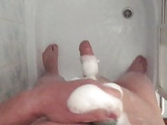My Cum shot on shower. Wytrysk pod prysznicem.