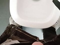 Crossdresser pissing #14