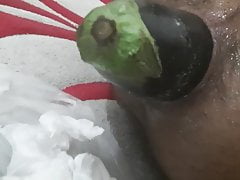 Eggplant in ass