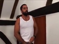 Hairy gay bears fuck outdoors