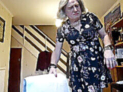 British crossdresser, first time gay amateur, gay