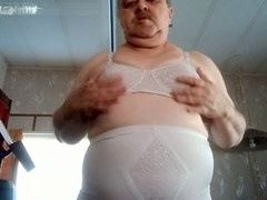 Wiener Girl solo masturbation with stockings