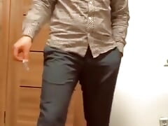 A Young Intern Is Preparing for a Meeting with the Manager