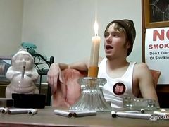Axel And Buddy Enjoys Smoking And Playing Their Cocks